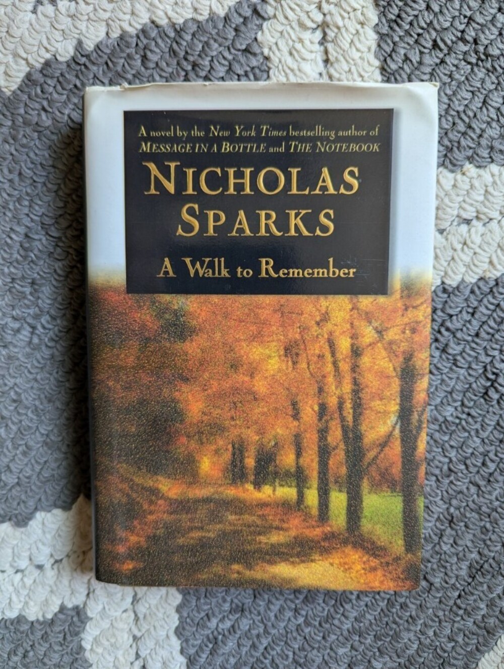 Nicholas Sparks Hardbound Book A Walk To Remember Unforgettable Story About Love